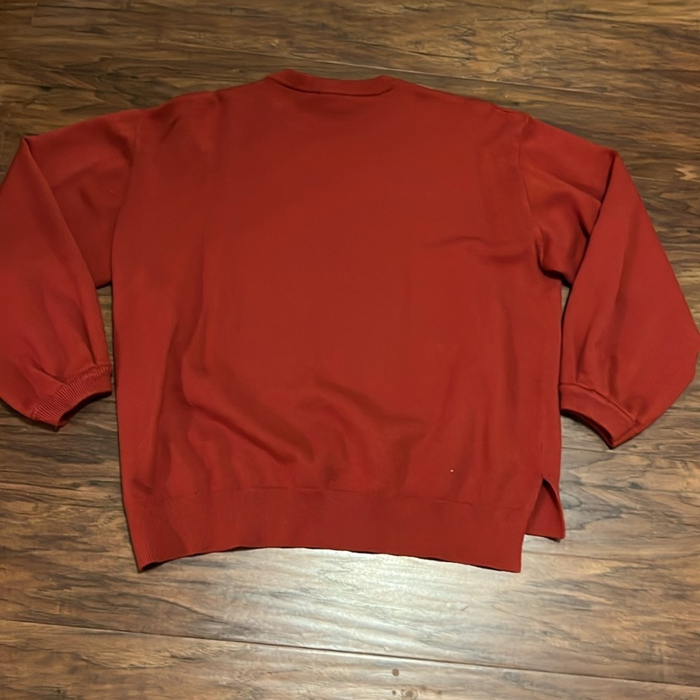 Orange 3/4 Sleeve Sweater - Picture 5 of 5